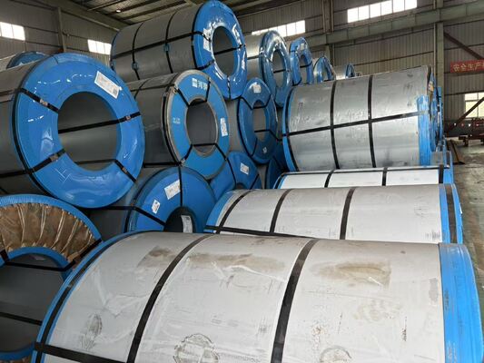 As Requirement Stainless Steel Strip 500mm 550mm 580mm Width Silver High Strength Coil Inspection 904L 410 2205