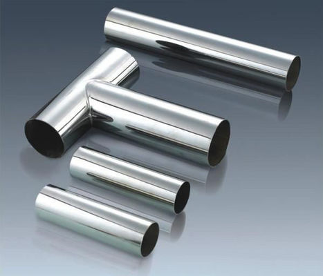 304 AISI Stainless Steel Pipes 5.8m SS316 316L Rectangular Tube 410s Outside Mirror Inside Non Polished